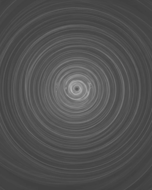 Circular analytical pattern visual